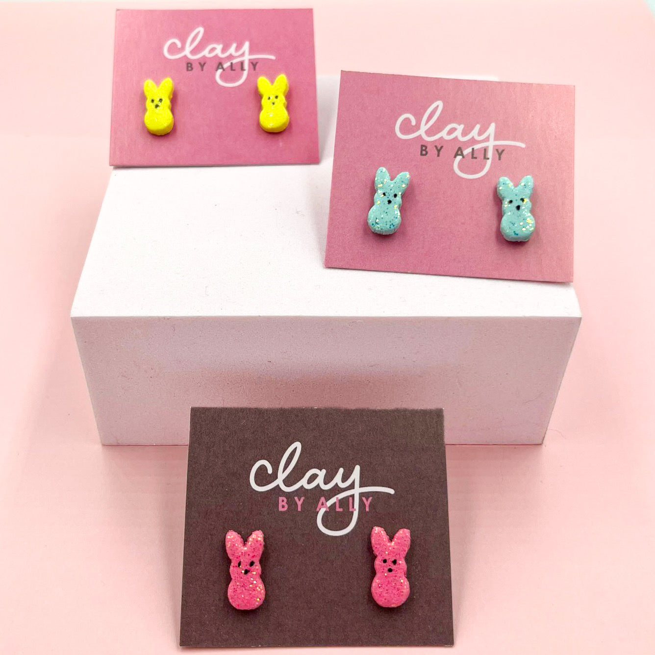 Bunny Peep Studs