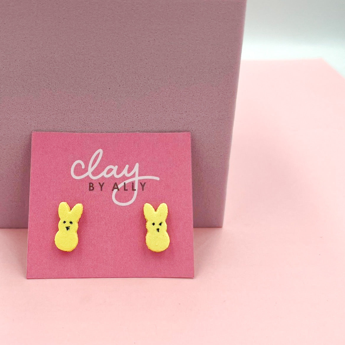 Bunny Peep Studs