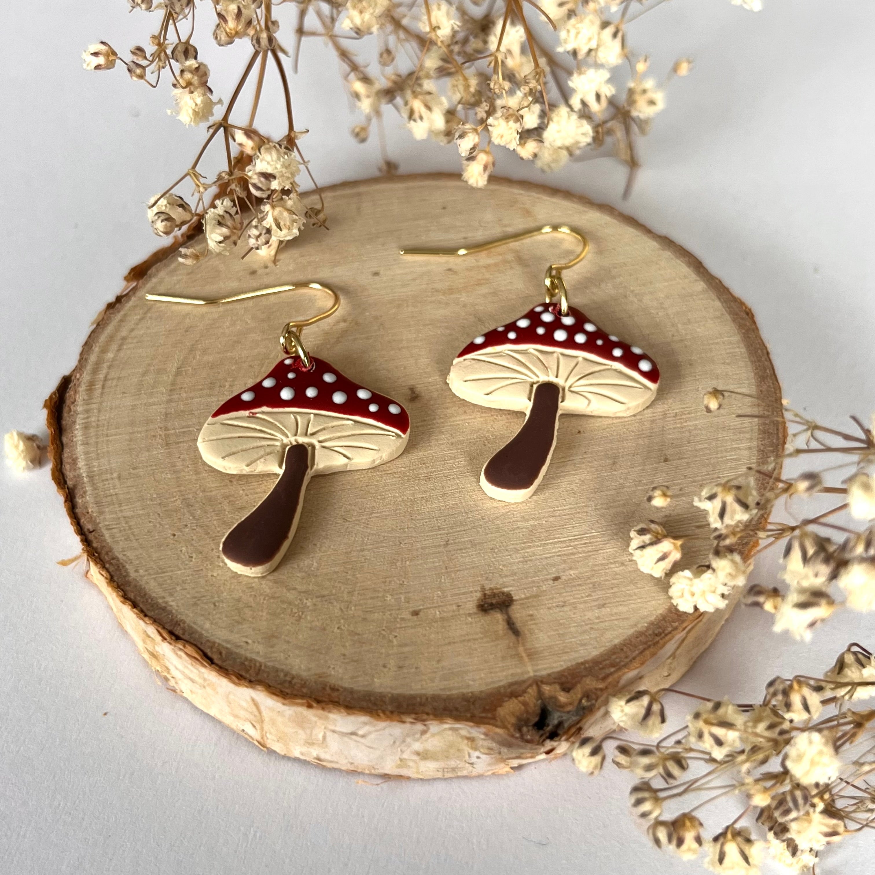 Fall mushroom dangles