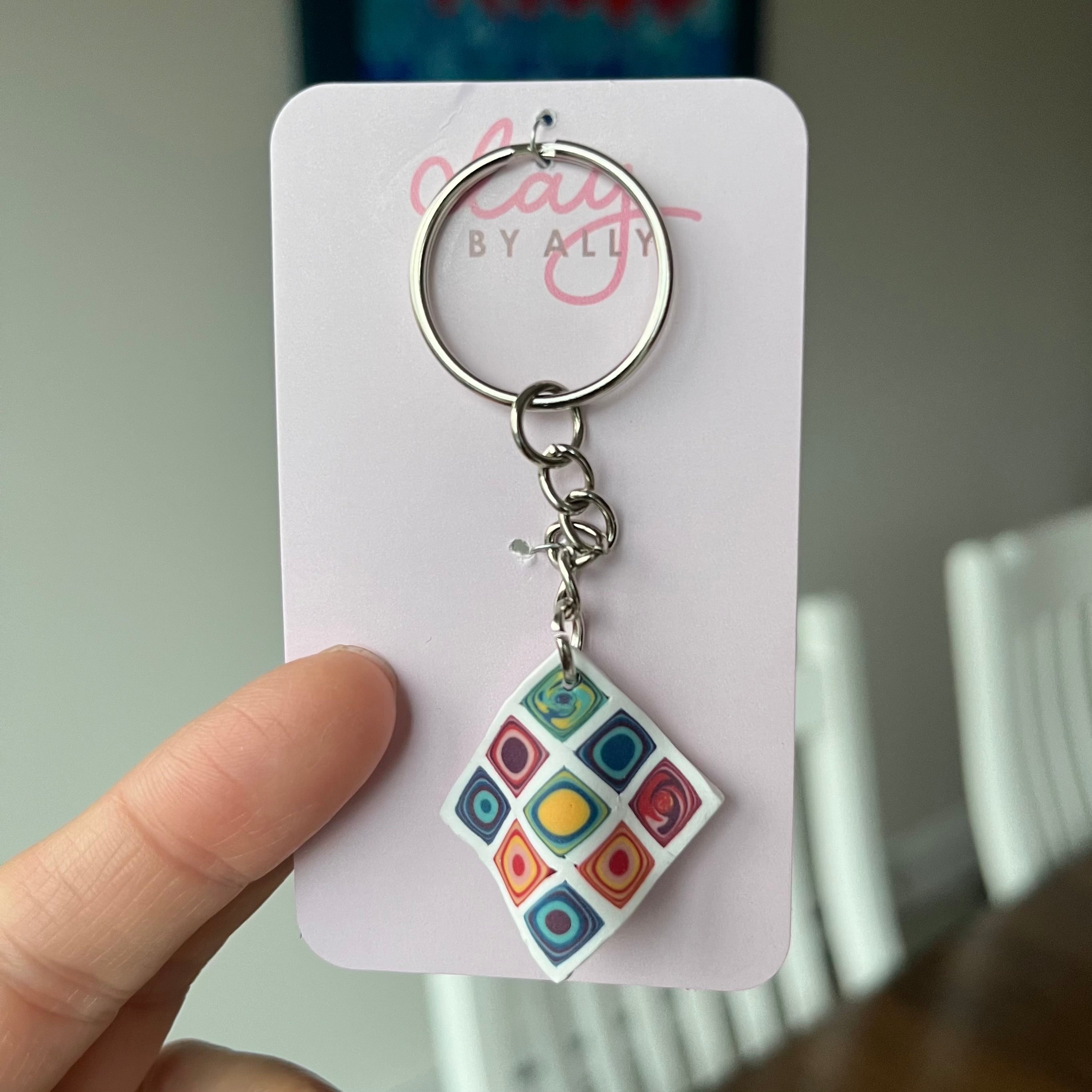 Quilt keychain