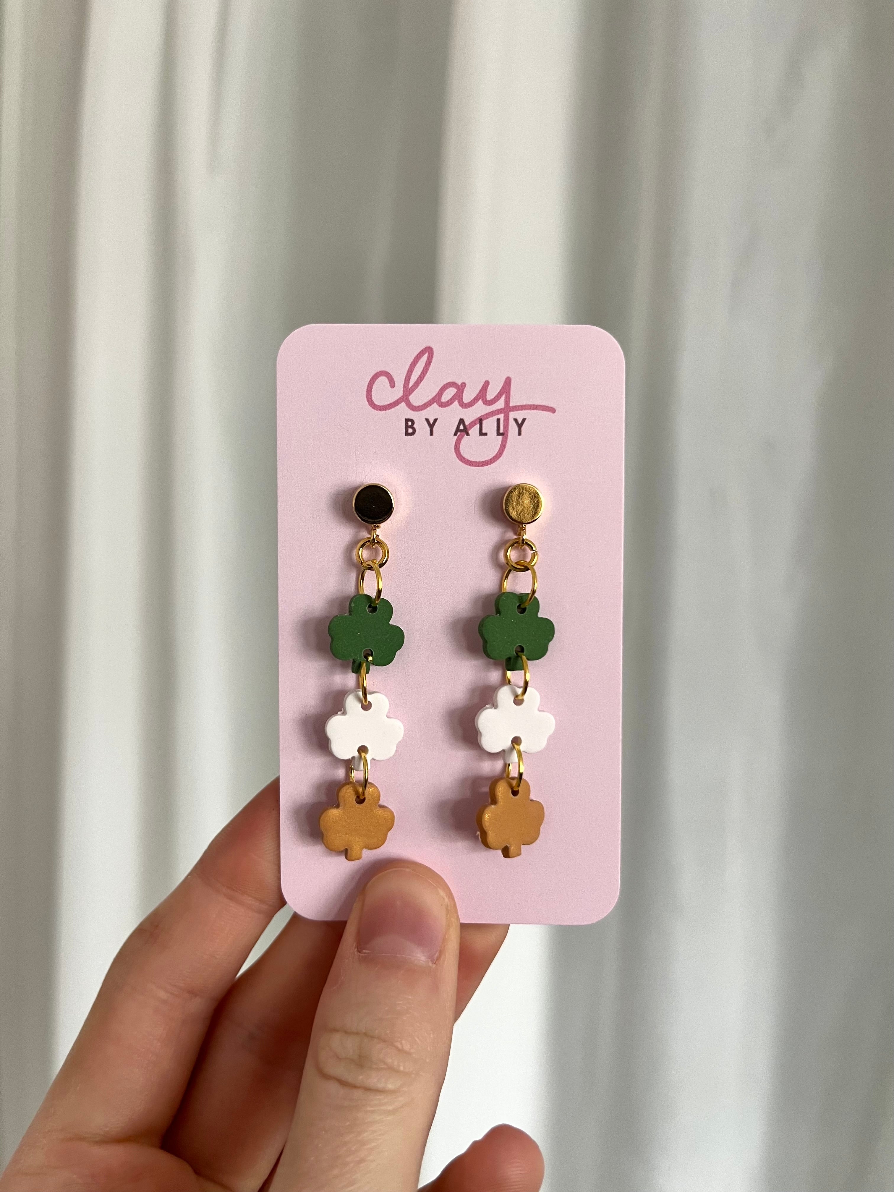 Irish stacked shamrocks