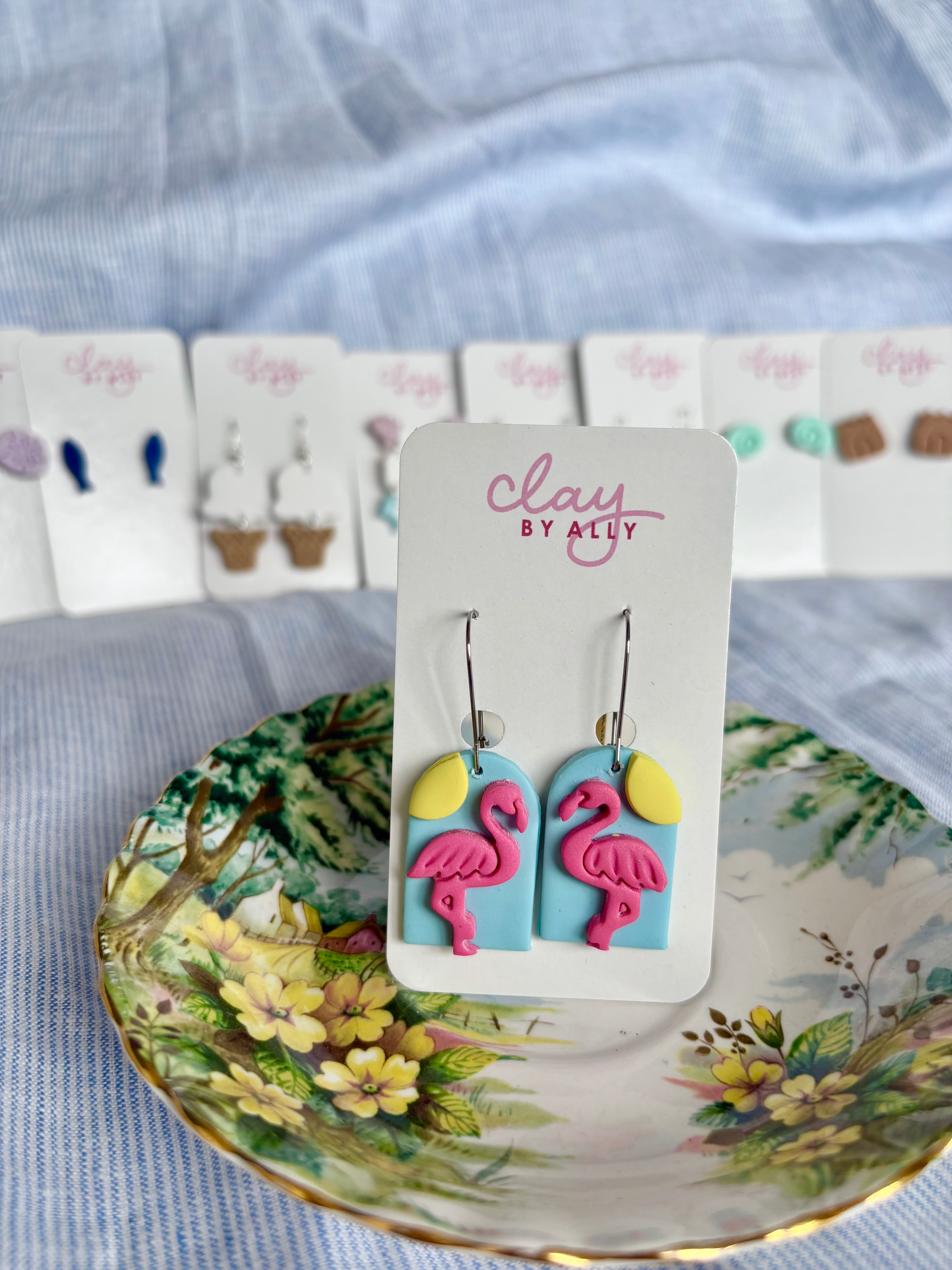 Flamingo dangles